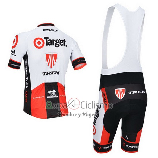 Trek Ropa Ciclismo Culotte Corto 2013 Mangas Cortas Rojo y Blanco